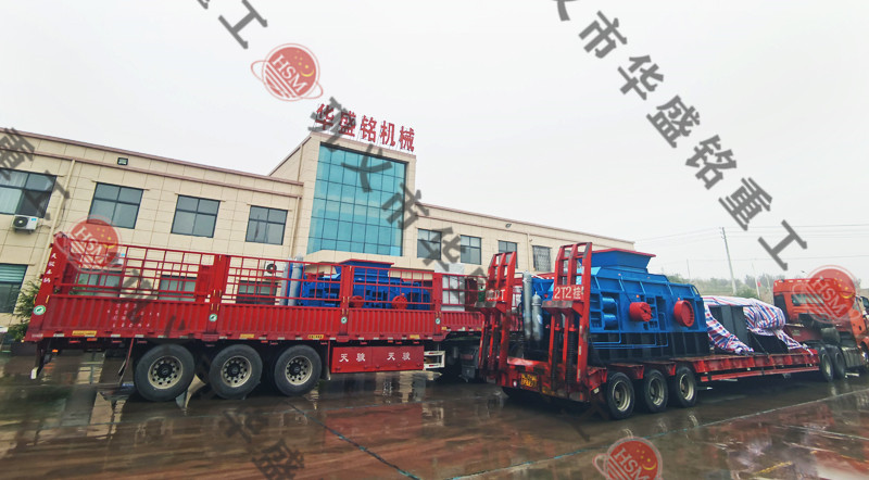 石子制砂機發貨現場